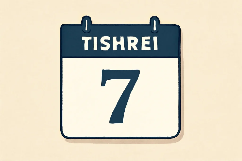 7th month jewish calendar