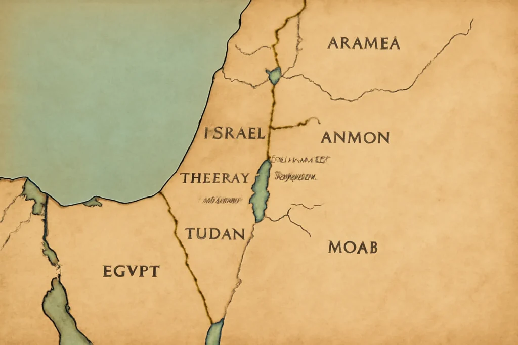 ancient israelite map