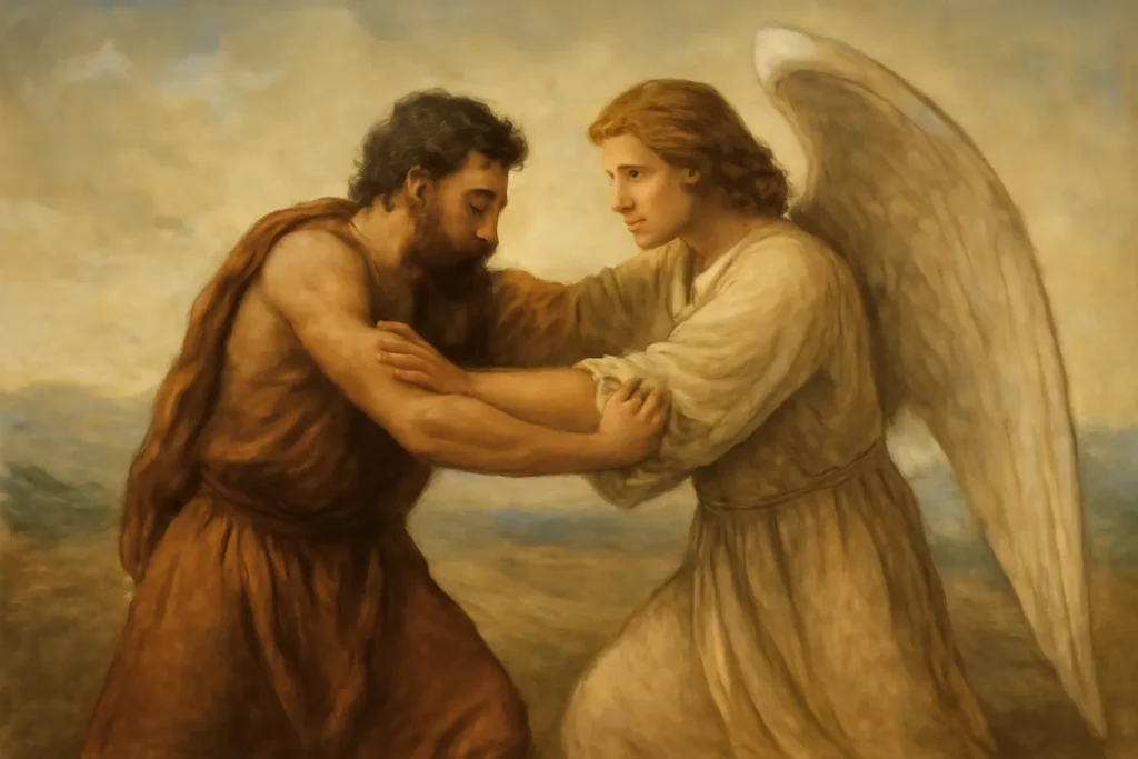 and jacob wrestled with an angel