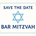bar mitzvah save the date