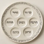 ceramic passover seder plate