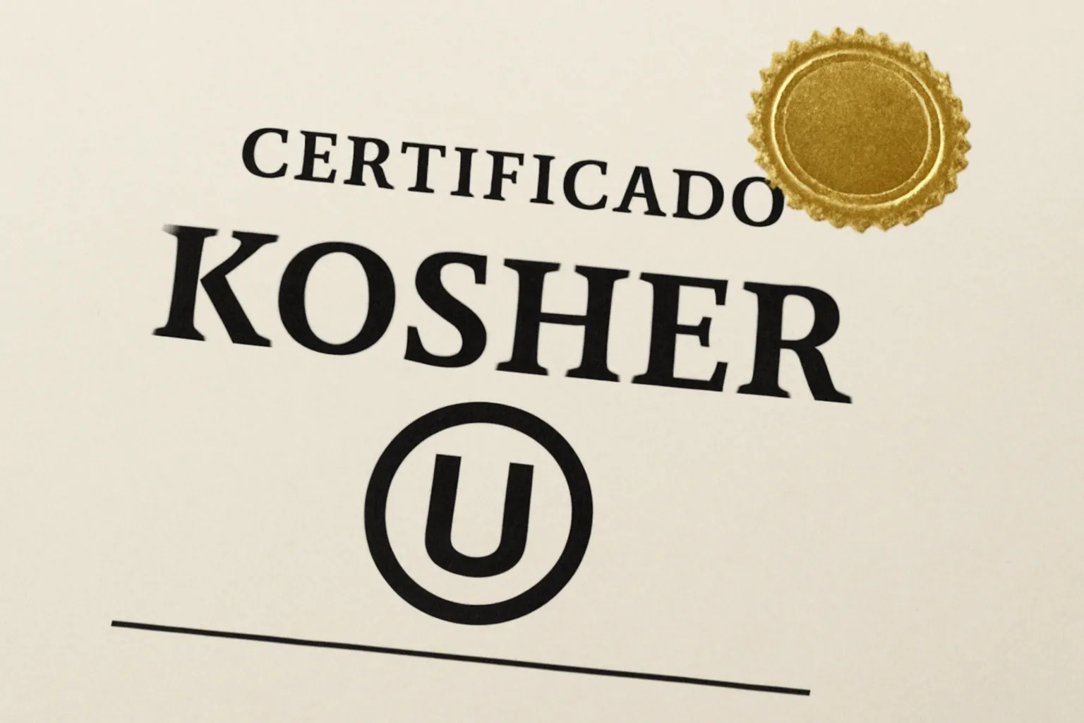 certificado kosher