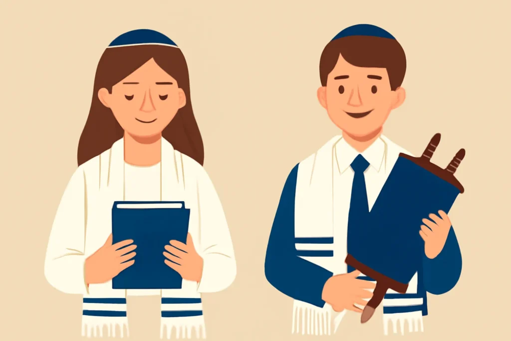 difference between bat mitzvah and bar mitzvah