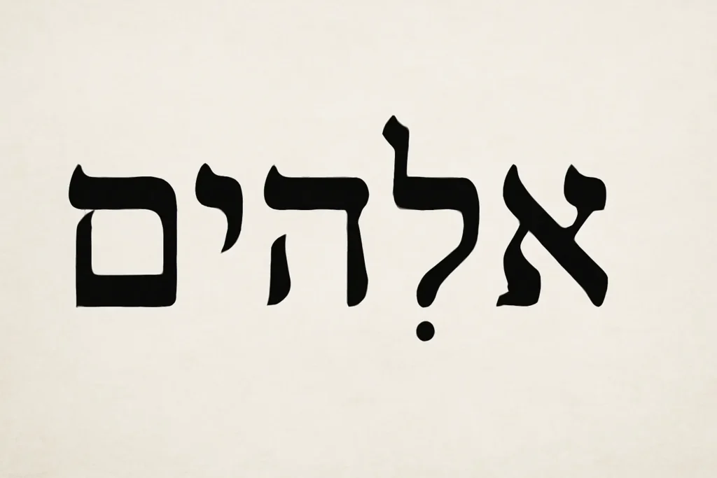 elohim hebrew