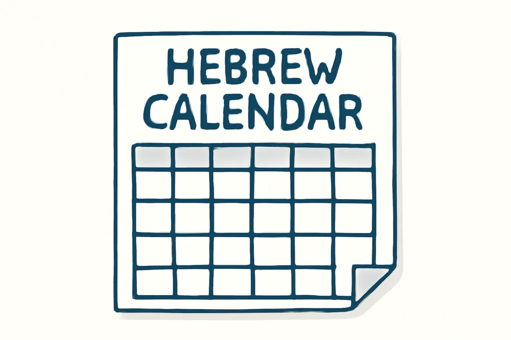 free hebrew calendar