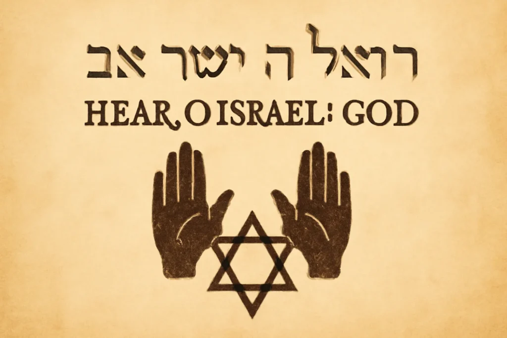 hear o israel god is one