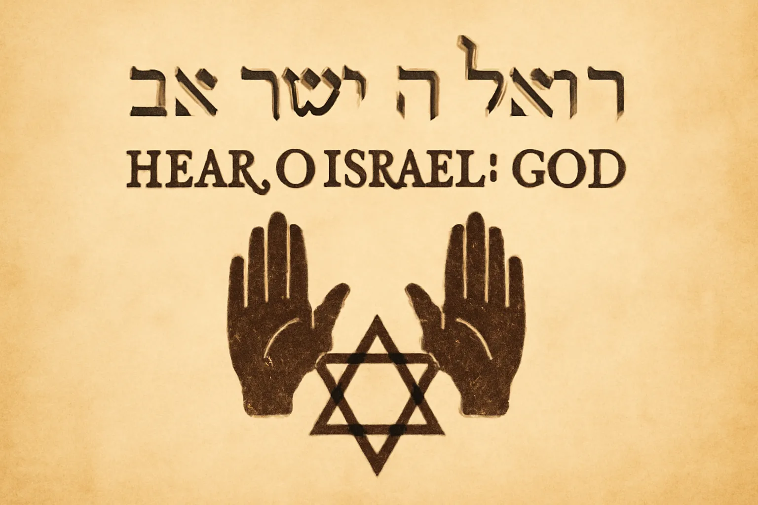 hear o israel god is one