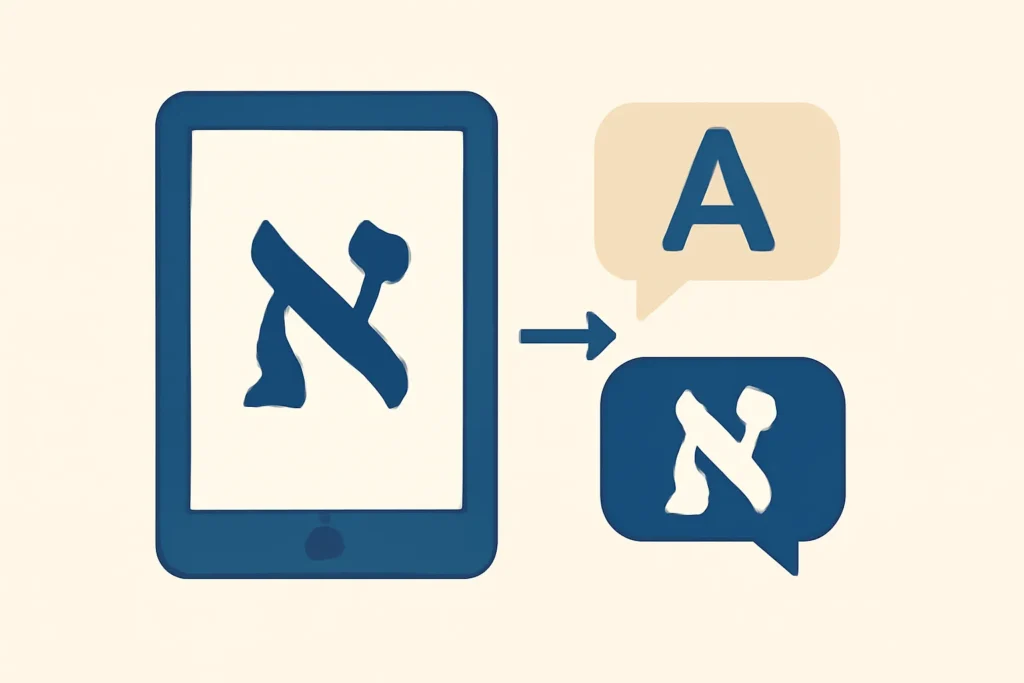 hebrew alphabet translator