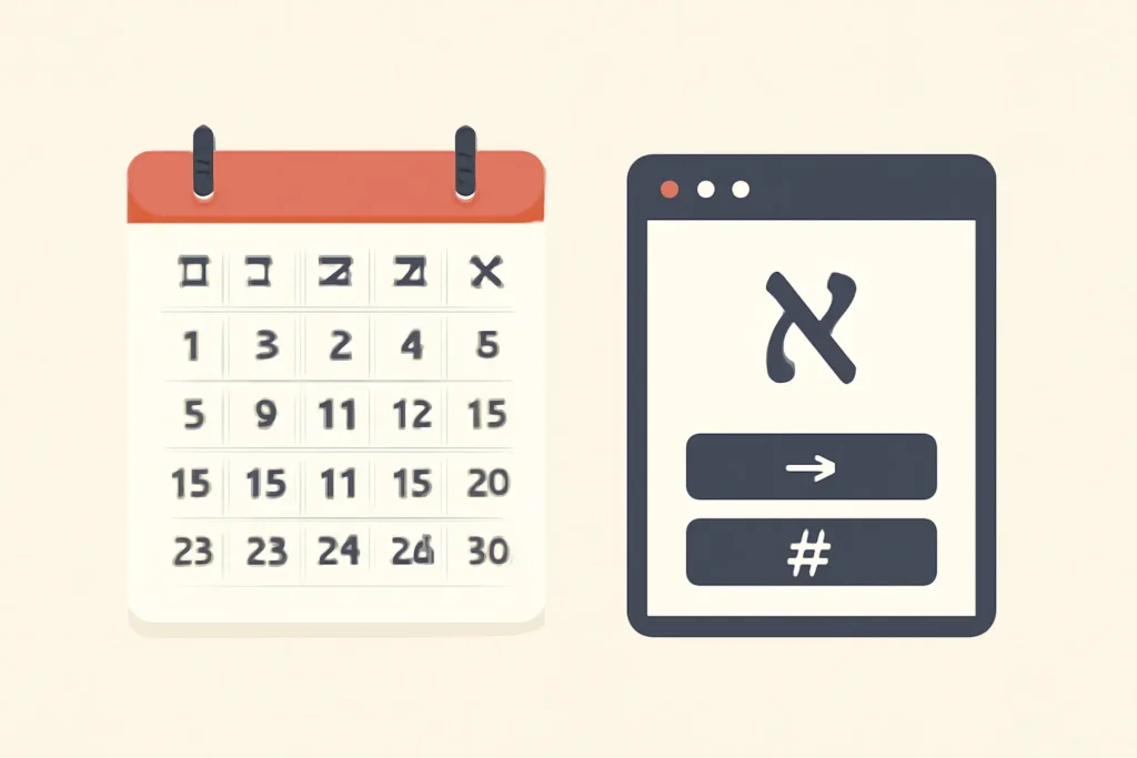 hebrew calander converter