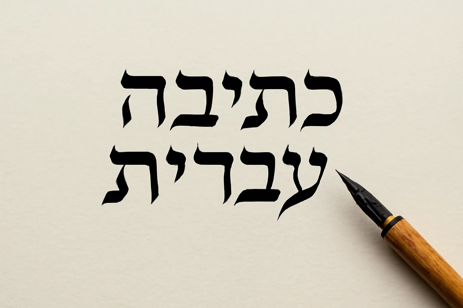 hebrew caligraphy