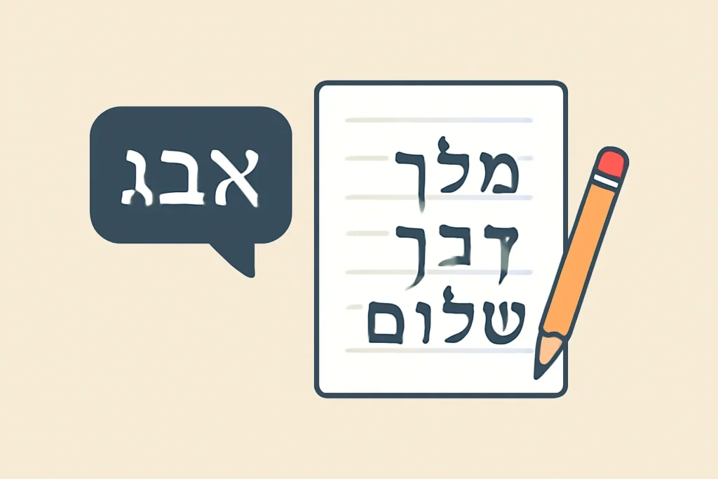 hebrew transcription