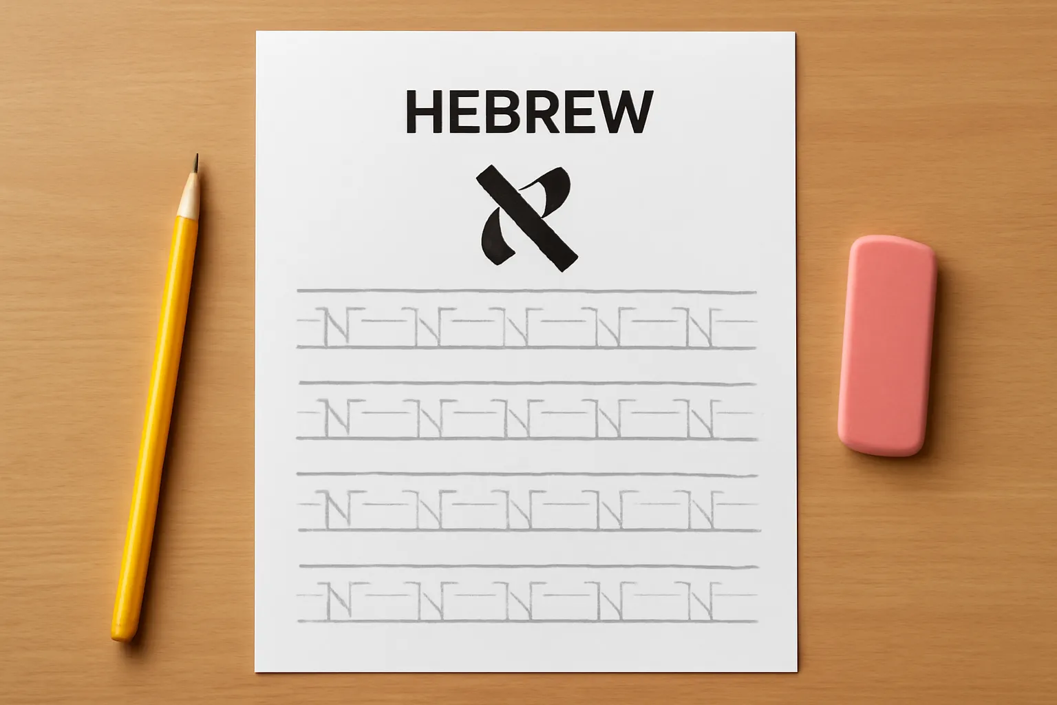 hebrew worksheets
