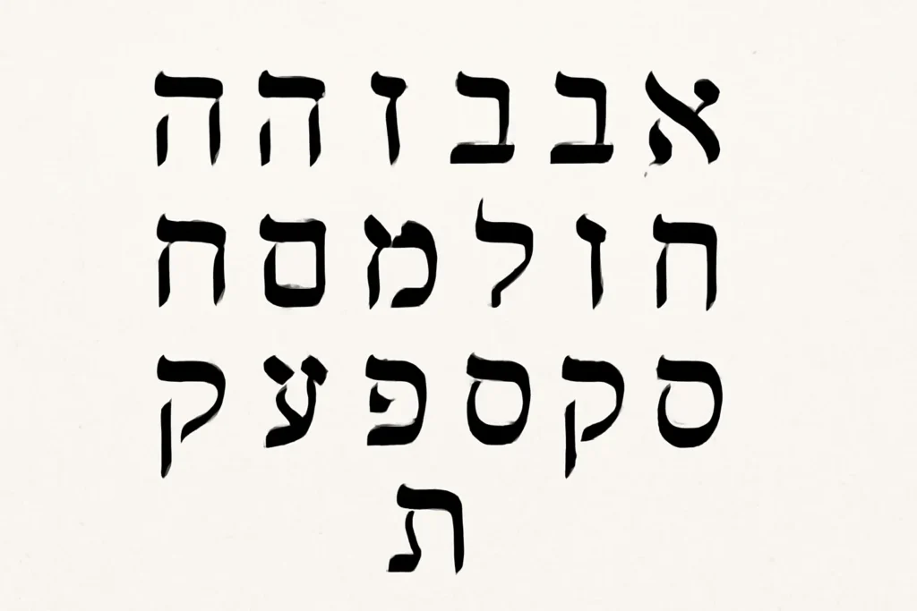 hebrew writing system