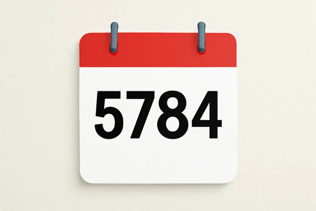 hebrew year today