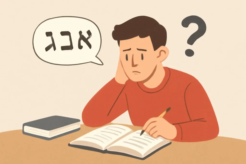 is learning hebrew hard