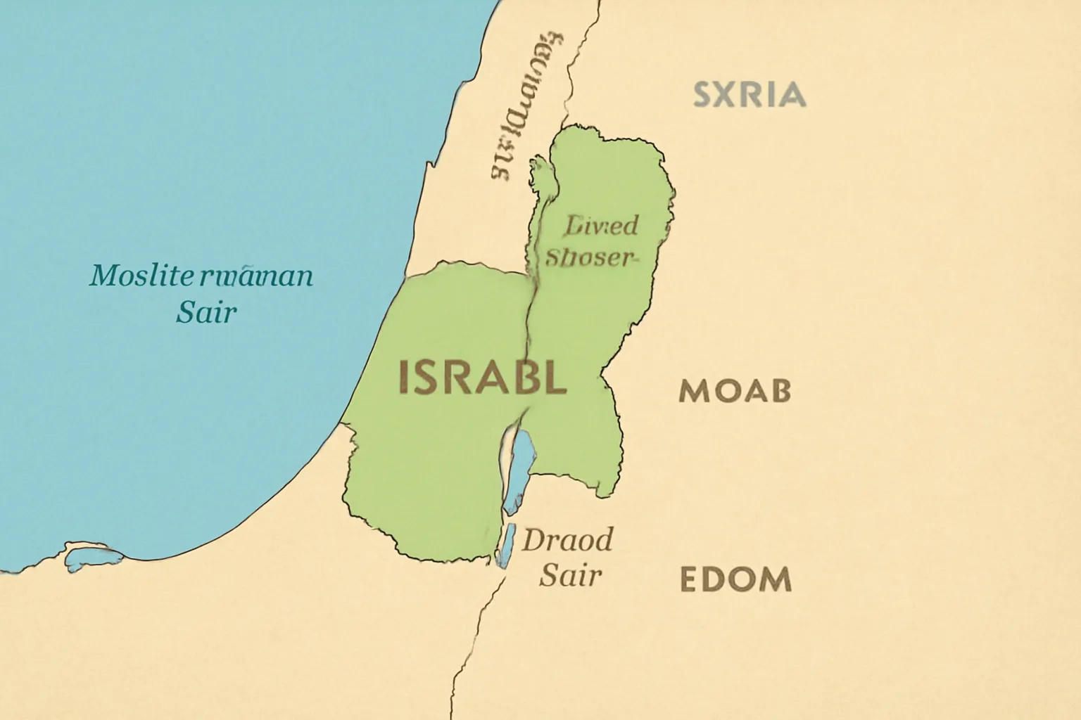 israel bible map