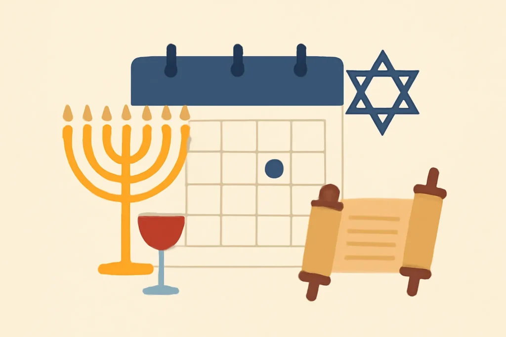 jewish religious holidays calendar