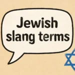 jewish slang terms
